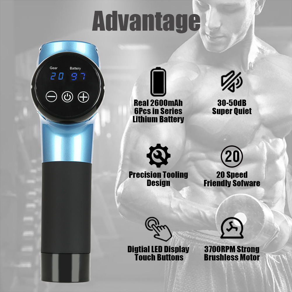 筋膜枪肌肉放松器按摩枪跨境电动按摩仪器理疗仪深圳源头工厂