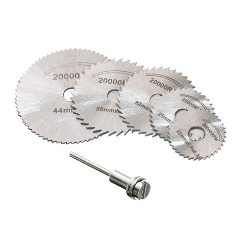 High speed steel cutting blade 7PC wood plastic copper aluminum soft metal small saw blade 3.2mm rod electric grinder accessories