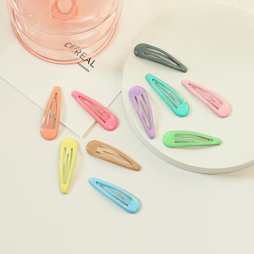 Hyuna Feng Internet celebrity Korean drop-shaped clip paint dripping oil dripping female bb clip hairpin hairpin side clip hairpin wholesale