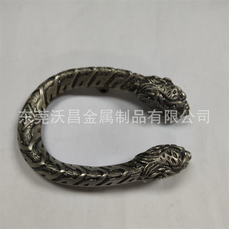 锌合金豹子头手袋装饰扣   箱包五金配件来图来样加工