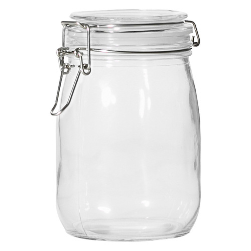 Sealed jar glass food bottle honey lemon passion fruit jar pickling crock with lid household storage jar