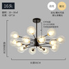 Scandinavian modern and minimalistic creative ceiling lamp for living room for bedroom, Nordic style, internet celebrity