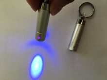 LED发光UV紫光验蓝光眼镜验钞钥匙扣