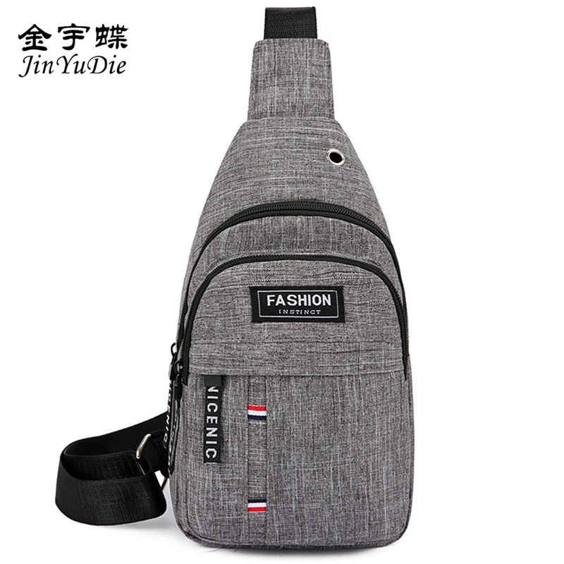 Men's chest bag leisure sports one-shoul...