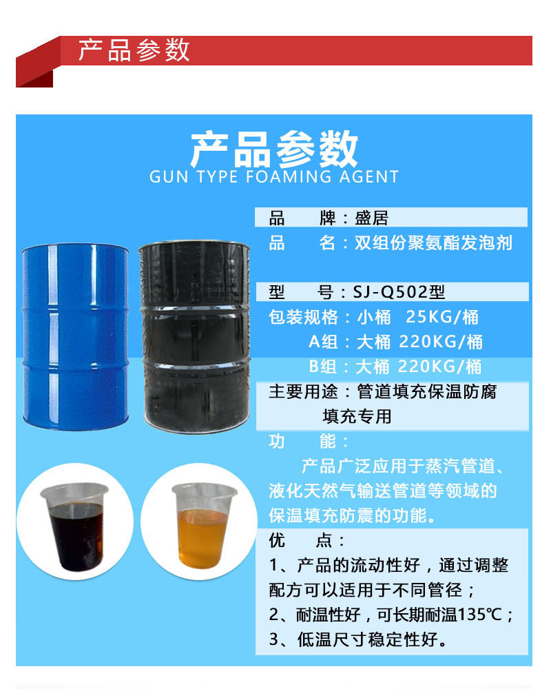 3分钟起发慢发泡管道等手工浇筑填充保温用聚氨酯AB发泡组合料-阿里巴巴