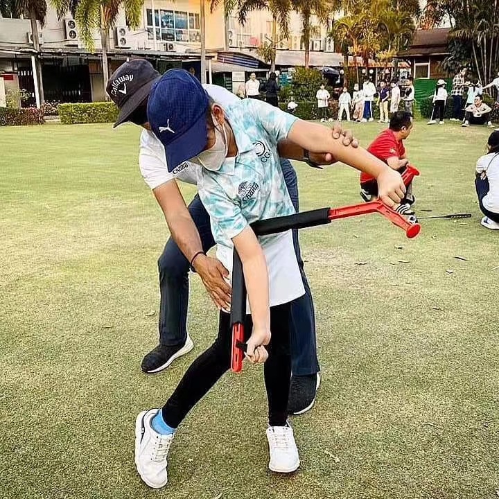 Golf giratorio swing entrenador codo derecho palo cintura vuelta cintura pelo fuerza bombeo mejorar la velocidad del swing postura correcta