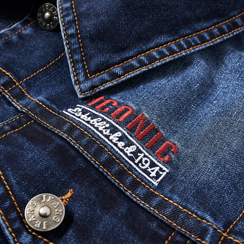 Primavera y otoño transfronterizo nuevos hombres al aire libre moda casual europea y americana Denim chaleco hombres más tamaño solapa chaleco