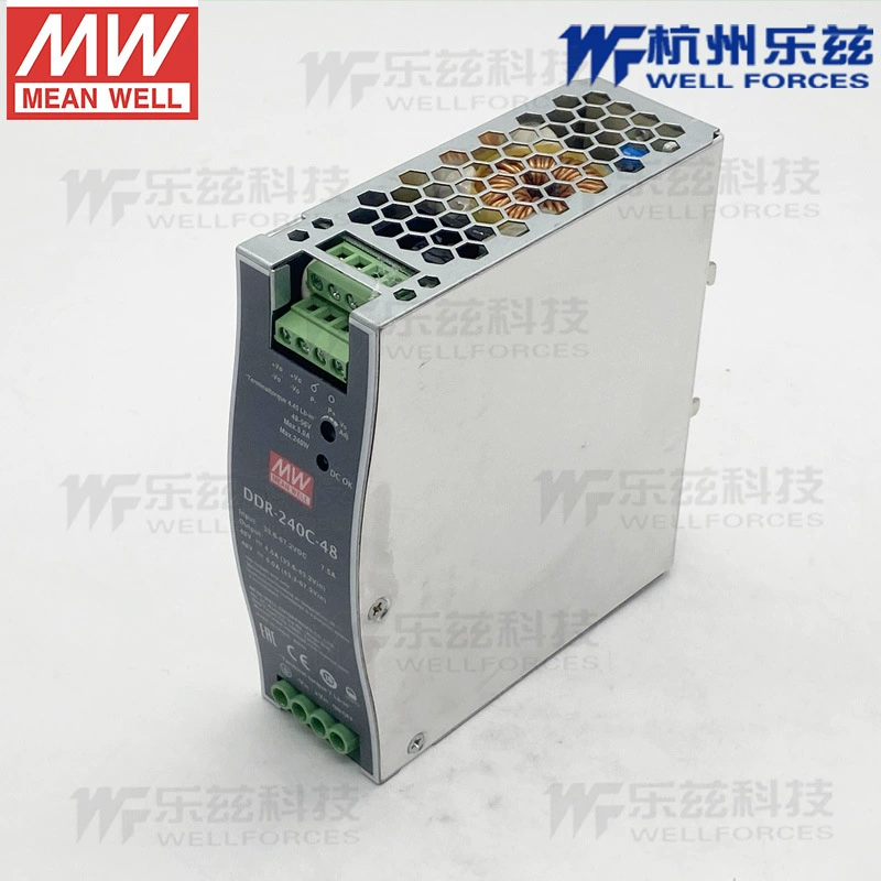 DDR-240C-48 Mingwei 240Вт 33.6 ~ 67.2В Вход 48В5А выход ориентированный DC-DC источник питания