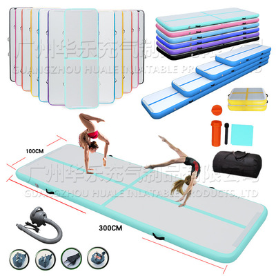 廠家直銷充氣體操墊多功能跆拳道空翻氣墊體操瑜伽運動拉絲墊批發
