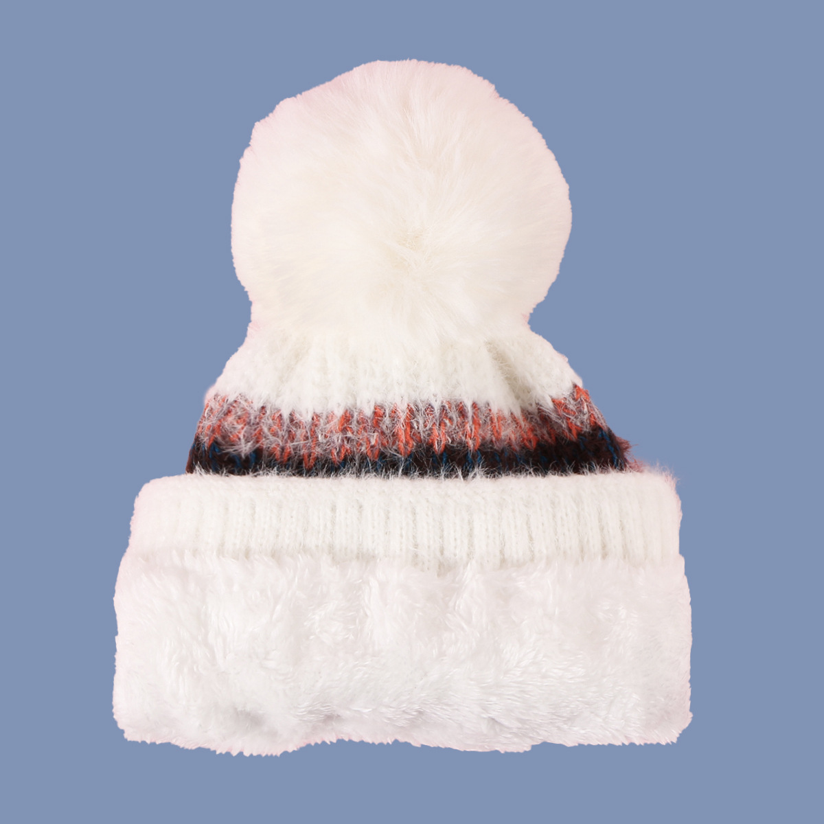 Korean Plus Velvet Warm Fashion Casual Simple Knitted Hat display picture 1