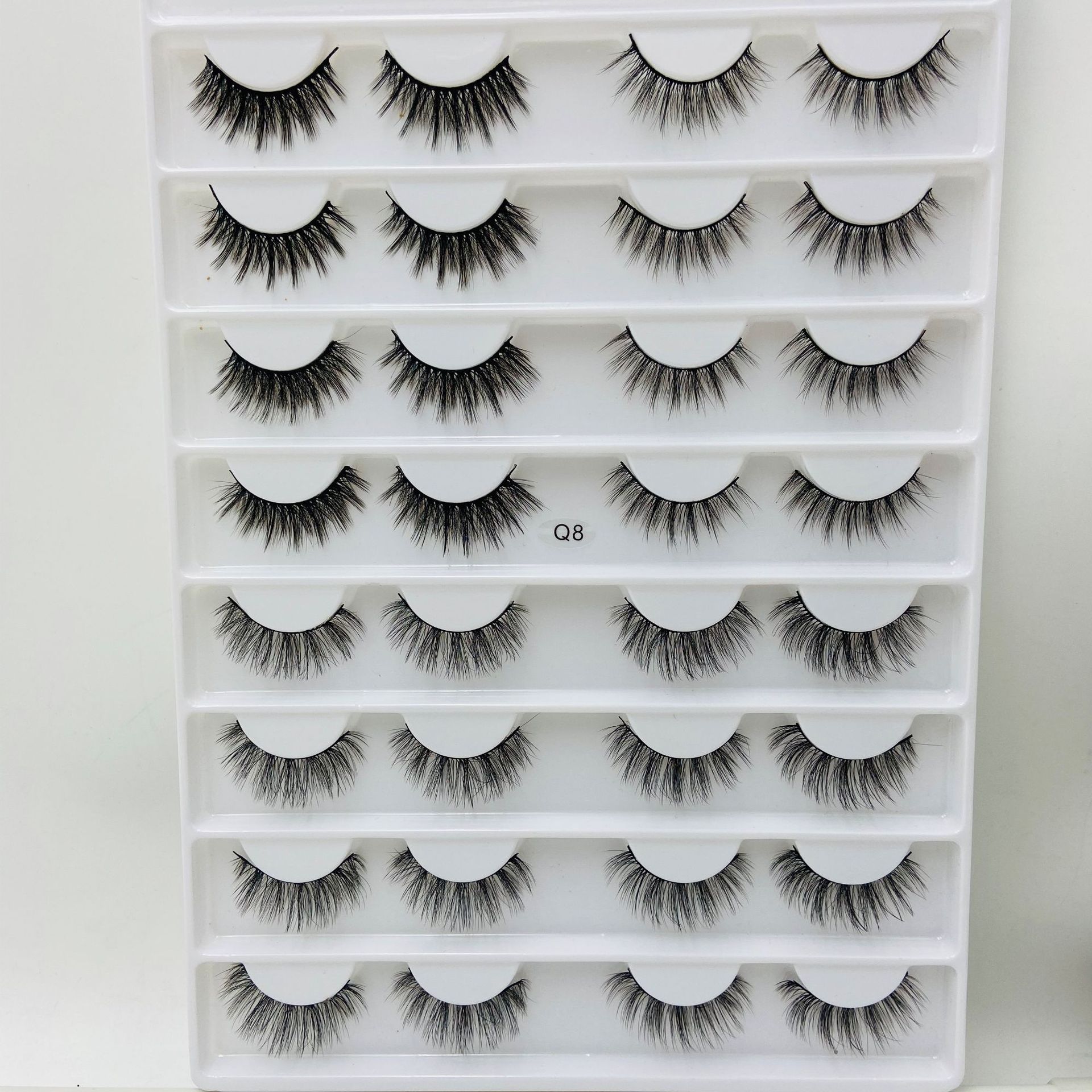 New 16 Pairs Imitated Mink Thick Thick Lengthened False Eyelashes display picture 6