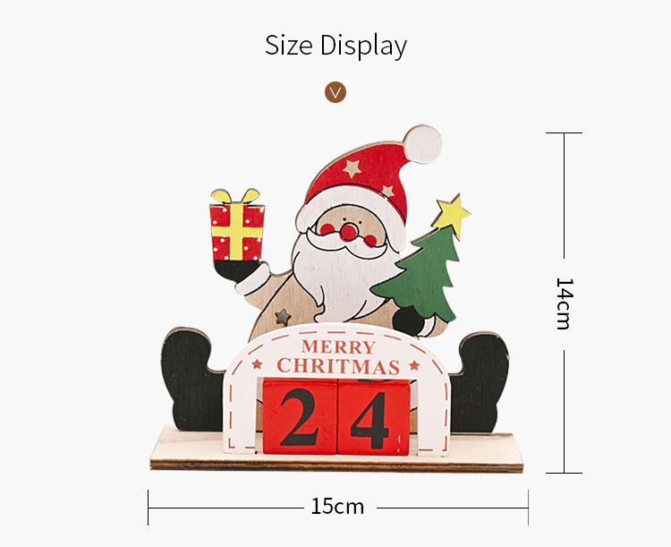 Festival Supplies Wooden Diy Calendar display picture 12