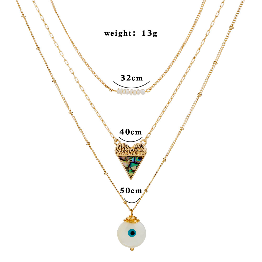 Fashion Retro Multi-layered Geometric Necklace Chocker For Women Wholesale display picture 21