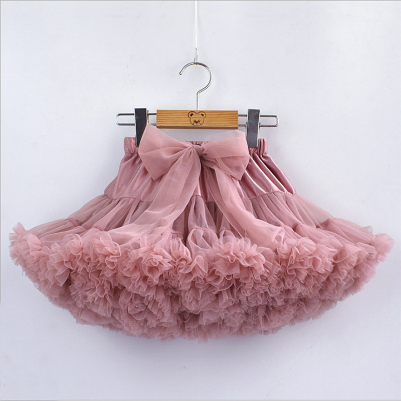 Amazon autumn winter European and American ins children's dress children's net yarn skirt girl princess skirt fluffy skirt Tutu children's skirt