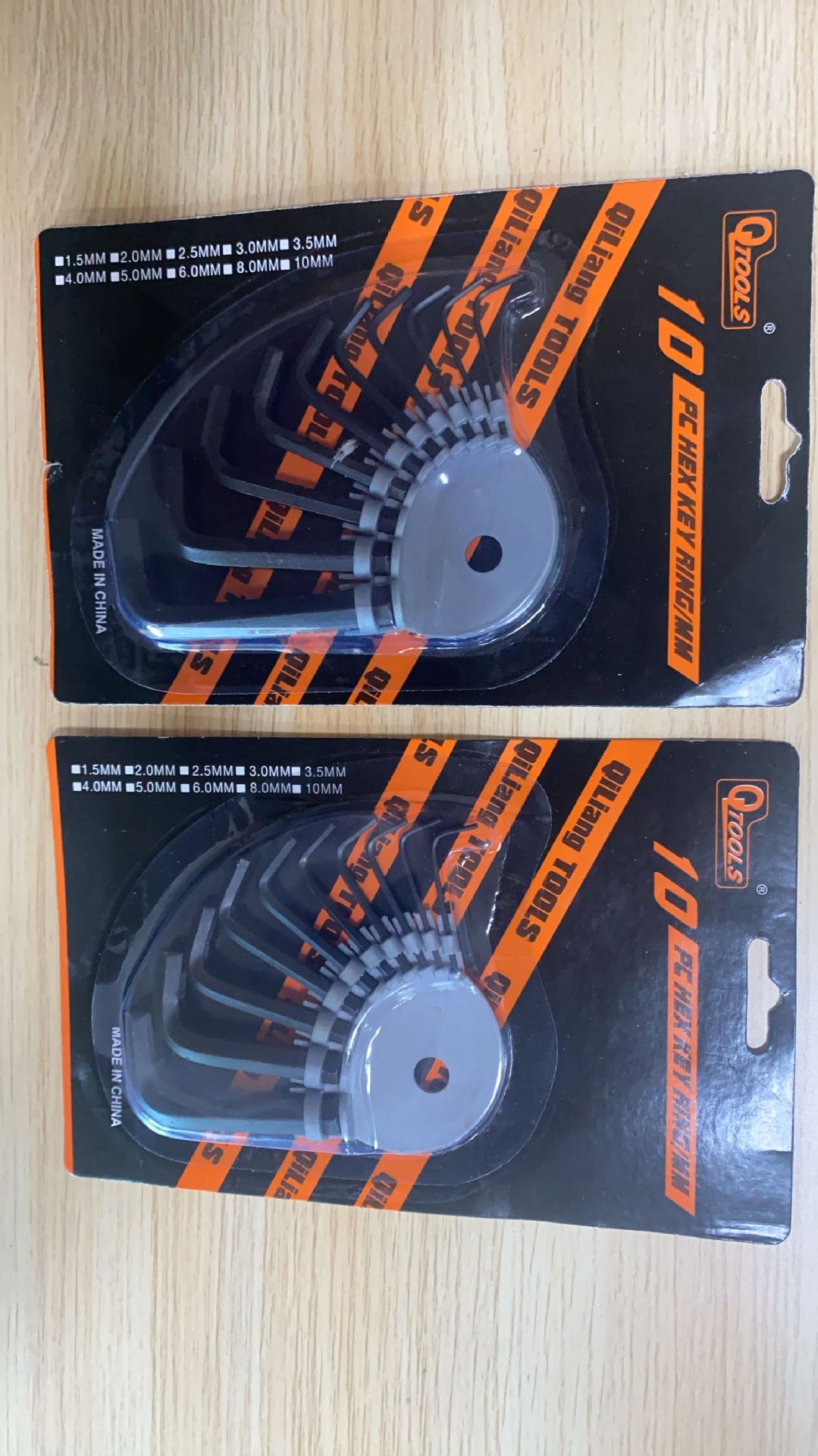 厂家直销10PC吸卡/双炮内六角 发黑 镀锌