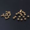 Copper glossy round beads, beaded bracelet handmade