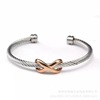 Bracelet stainless steel, steel wire, European style, wholesale