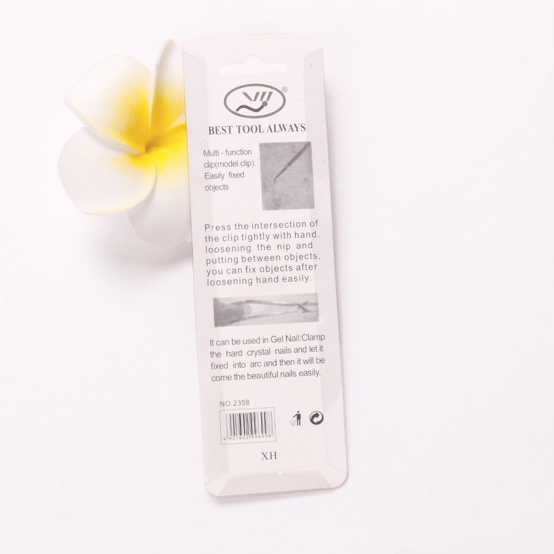 Clip de conformación de uñas Pinzas de conformación especiales de uñas de cristal Alicates de conformación de acero inoxidable Clip de conformación de extensión de fototerapia