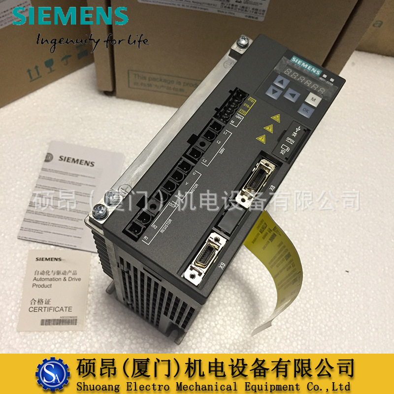 正品6SL3210-5FB10-2UF2西门子V90伺服驱动器0.2KW 带PROFINET