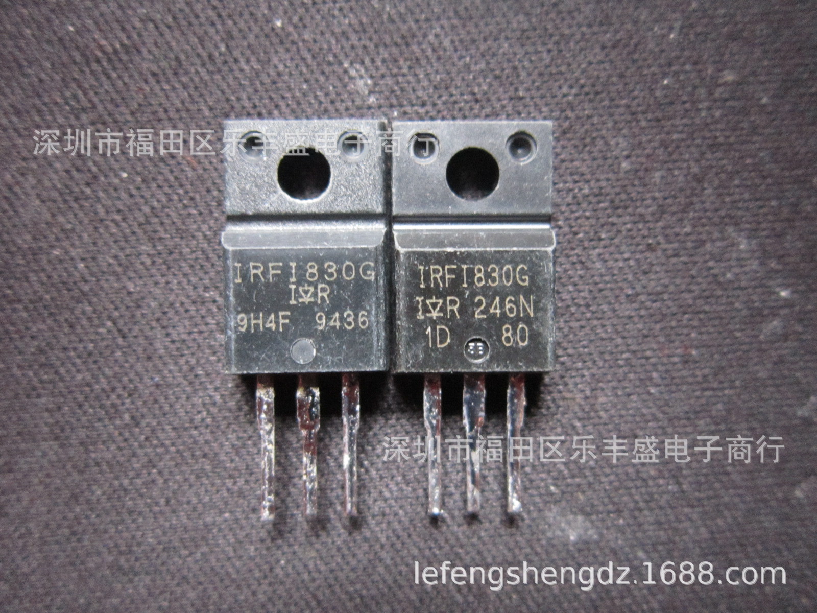 IRFI830G 拆机IR TO-220F N通道 功率MOSFET 3.1A 500V
