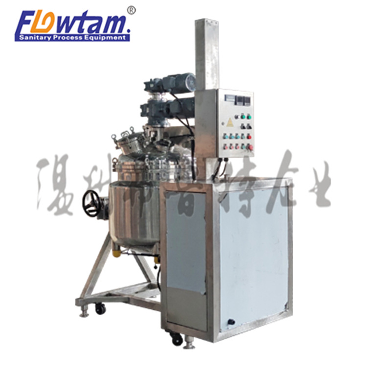 电加热可倾斜液压升降搅拌乳化罐 搅拌罐 洗手液混合罐