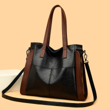 2020秋冬大容量中老年女士包包手提包手拎包挎包纯色外贸托特包