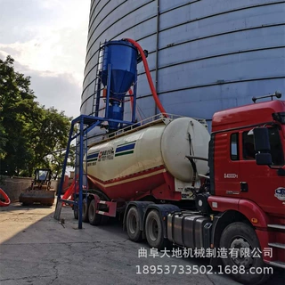 青岛石灰石粉装车气力输送机库房负压吸灰机粉煤灰气力吸灰机