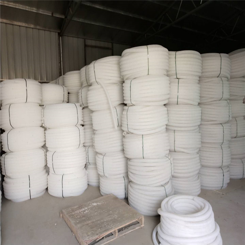 HDPE打孔渗水小波纹管 白色单壁透水管 50单壁（优质）pe波纹盘管