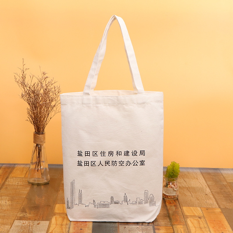 批发彩色帆布袋 广告购物手提袋方形手提帆布袋定做可印LOGO