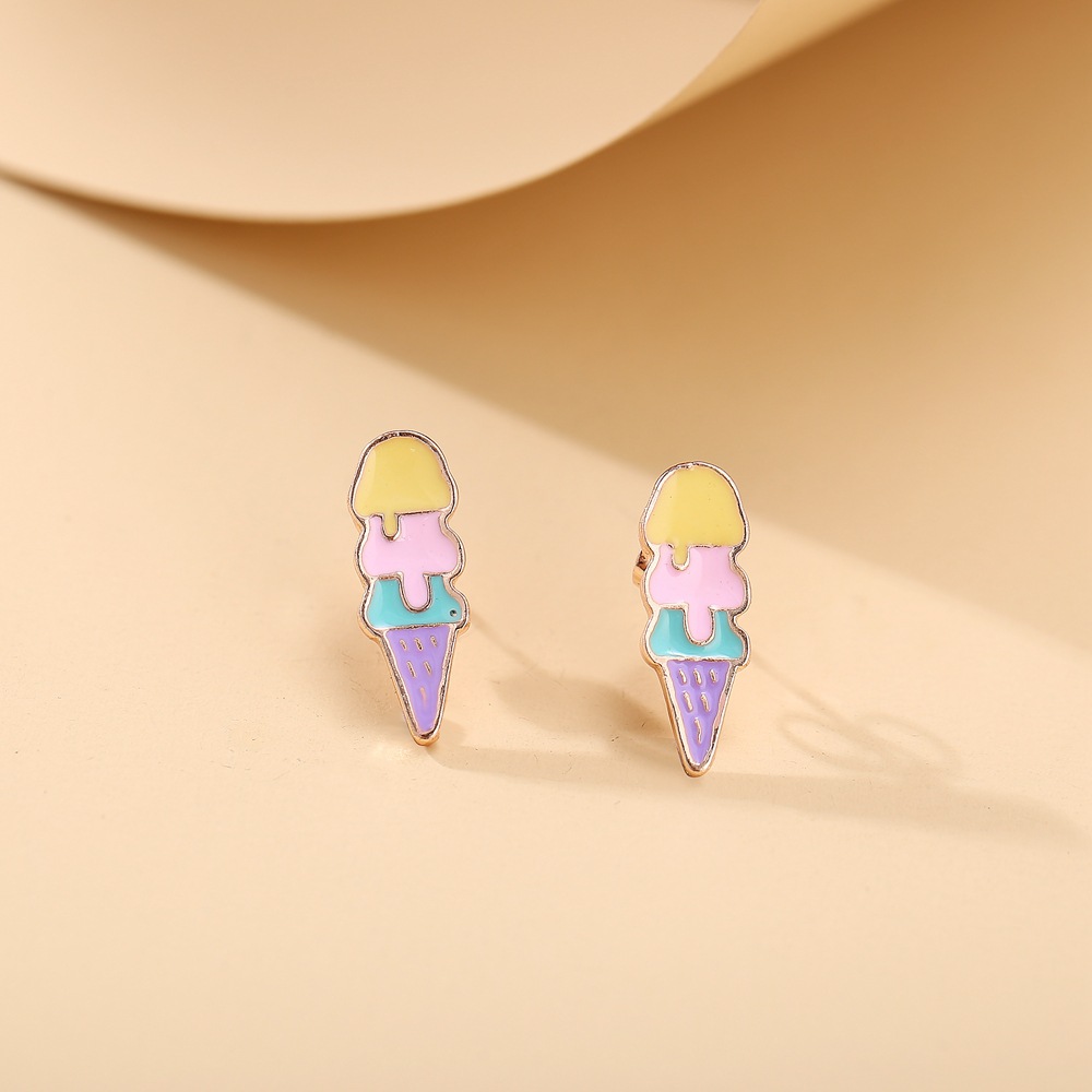 New Fashion Animal Cartoon Earrings Creative Retro Cute Sweet Fruit Earrings display picture 5