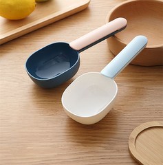 Creative measuring cup rice spoon household multi-functional kitchen gadget grain scoop rice spoon Nordic contrasting color simple