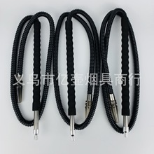 阿拉伯水烟长手柄水烟吸管金属海绵手柄波纹管1.8米 shisha hose