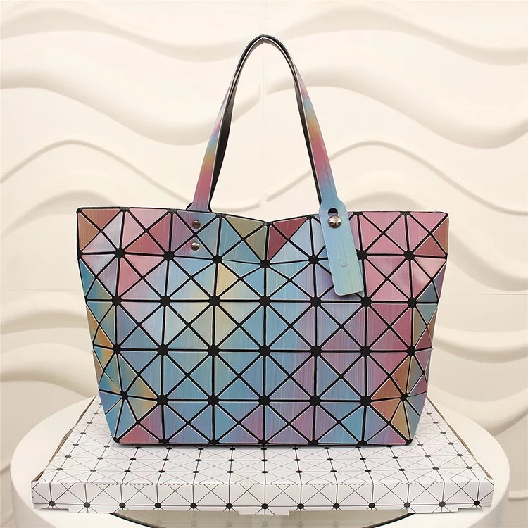 7 * 8 japanesch a koreanesch Trend 3D Reebou Laser Shooting Handtasche zesummeklappbar Rubik's Cube Geometrie Grouss Kapazitéit Villfälteg_voghion.com