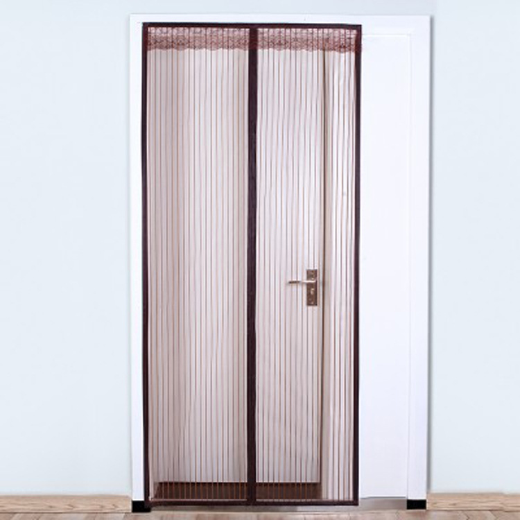 Summer mosquito-proof door curtain self-priming magnetic Velcro partition curtain high-end punch-free fly-proof ventilation screen window household
