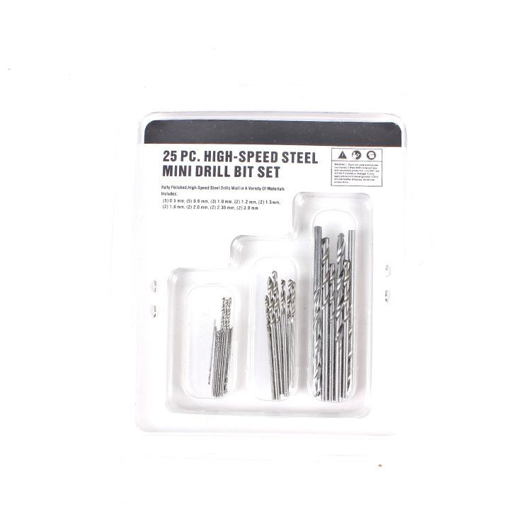 En stock 4241 acero de alta velocidad 25 Unid torcedura taladro nogal Bodhi manual eléctrico perforación 25 Unid broca traje