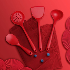 Kitchen Small Tools Silicone Cooking Utensils 4-Piece Set Spatulas and Knives Kitchenware Set Factory Wholesale