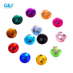 Imitation Taiwan acrylic diamond 21 faceted turtle face jewelry accessories handicrafts wall clock watch sticker diamond