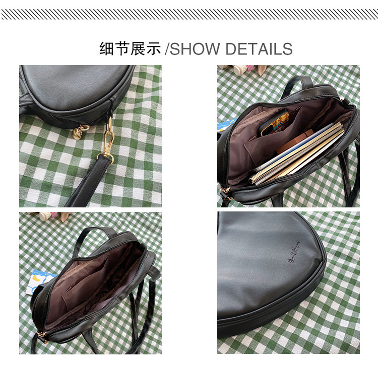 New Korean Fashion Heart-shaped Shoulder Bag Armpit Bag Harajuku Wild Large-capacity Bag Wholesale Nihaojewelry display picture 11