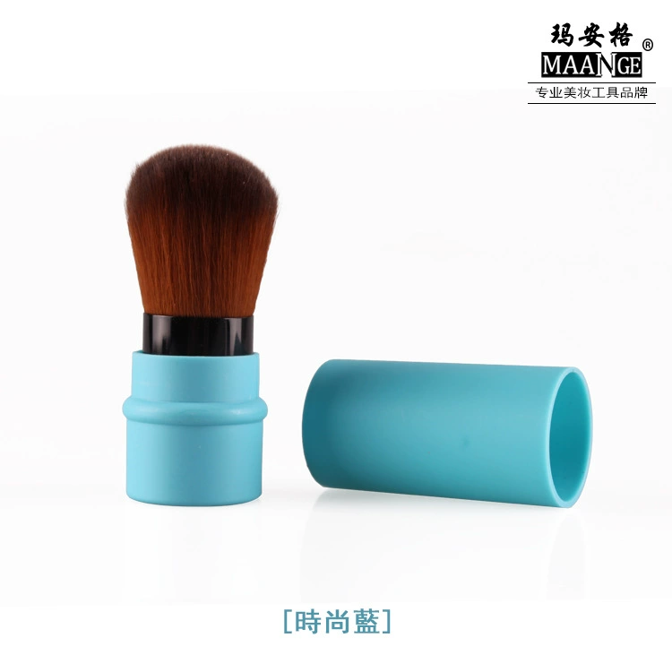 Face blush, small handheld brush, powder, foundation