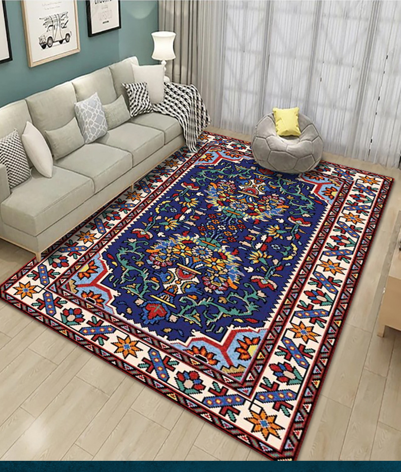 民族风地毯,中式地毯,卧室地毯,客厅地毯,地毯跨境,地毯定制,地垫