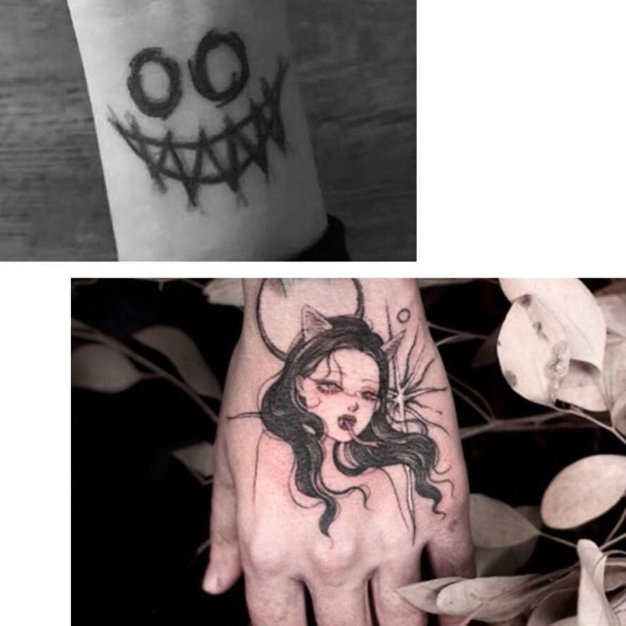万圣节纹身贴