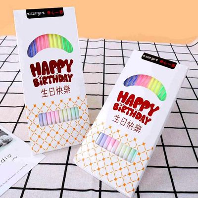 生日蜡烛水晶螺纹生日蛋糕蜡烛烘焙装饰|ms