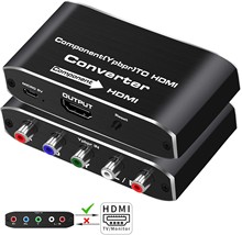 厂家直销色差转HDMI高清 Ypbpr to HDMI 1080p 转换器 5RCA转HDMI