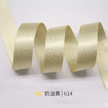 Yao Ming caja de regalo DIY cinta de flores para hornear cinta de regalo accesorios de embalaje de chocolate cinta de trama de plata satinada