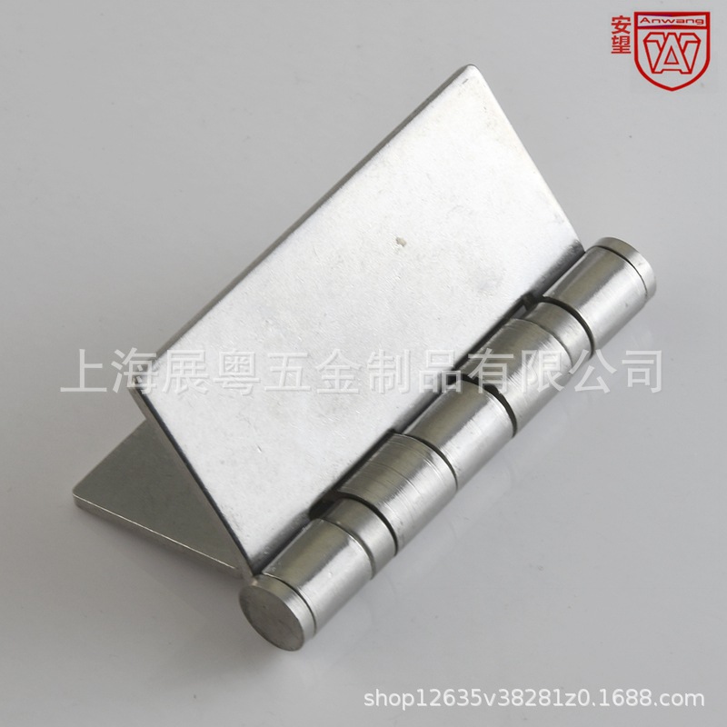 AW engrosado 304 acero inoxidable bisagra de soldadura sin poros engrosado bisagra industrial equipo de bisagra industrial pesada bisagra