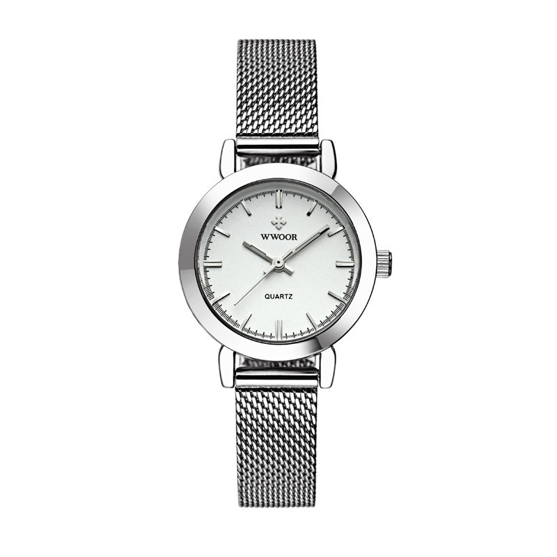 WWOOR amor de moda damas relojes de pulsera de cuarzo nocturna puntero de tendencia damas relojes de estudiantes personales 8823