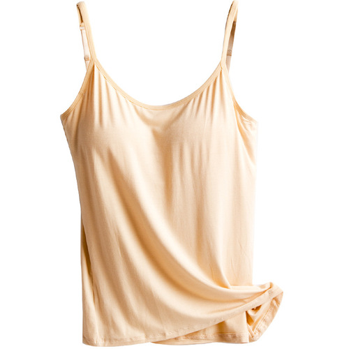 No steel ring with chest pad, comfortable women's yoga camisole bottoming shirt large size sports vest manufacturer