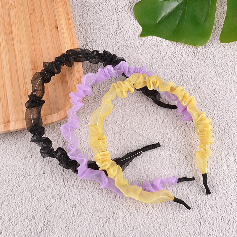Korean New Pure Color Daisy Hair Band display picture 8