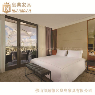 Manufacturer Customized Star Hotel Room Panel Furniture Suite Solid Furniture Hotel Supporting Furniture TF27