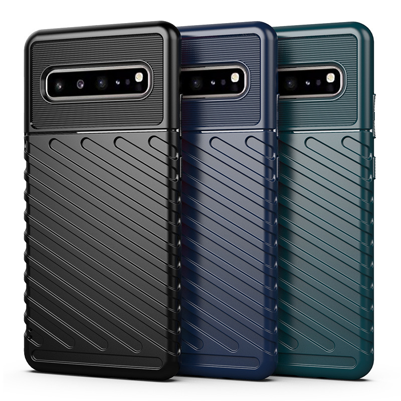 For Samsung S10 5G mobile phone case Samsung S105G mobile phone case thunder military anti-fall silicone all-inclusive For Samsung S10 5G mobile phone case Samsung S105G mobile phone case thunder military anti-fall silicone all-inclusive